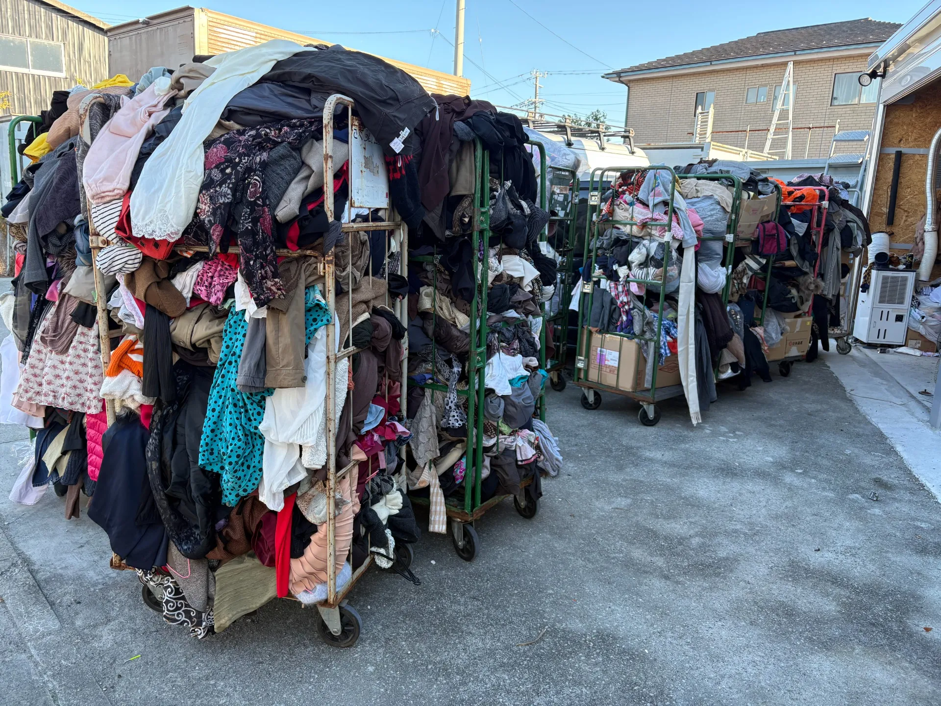 着なくなった古着の回収